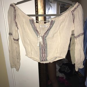 Off the shoulder Long sleeve top